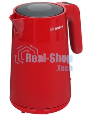Чайник электрический Bosch TWK 2M164, 1.7 л, красный