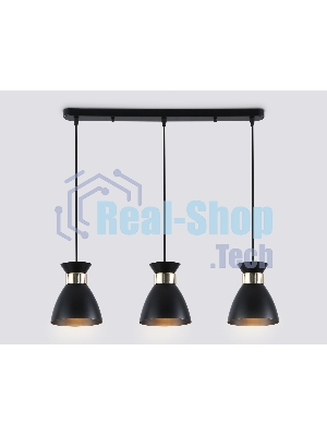 Светильник Ambrella light TR8469/3 BK/FGD черный/золото E27/3 max 60W 550*135*1000