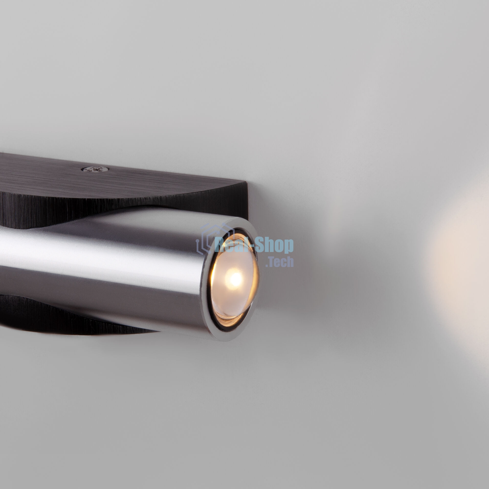 40109/LED / Светильник настенный светодиодный  Steel LED чёрный/сталь