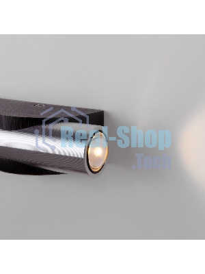 40109/LED / Светильник настенный светодиодный  Steel LED чёрный/сталь