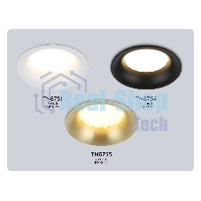 TN6755 BR латунь IP44 GX53 max 15W D105*33