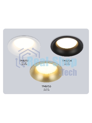 TN6755 BR латунь IP44 GX53 max 15W D105*33