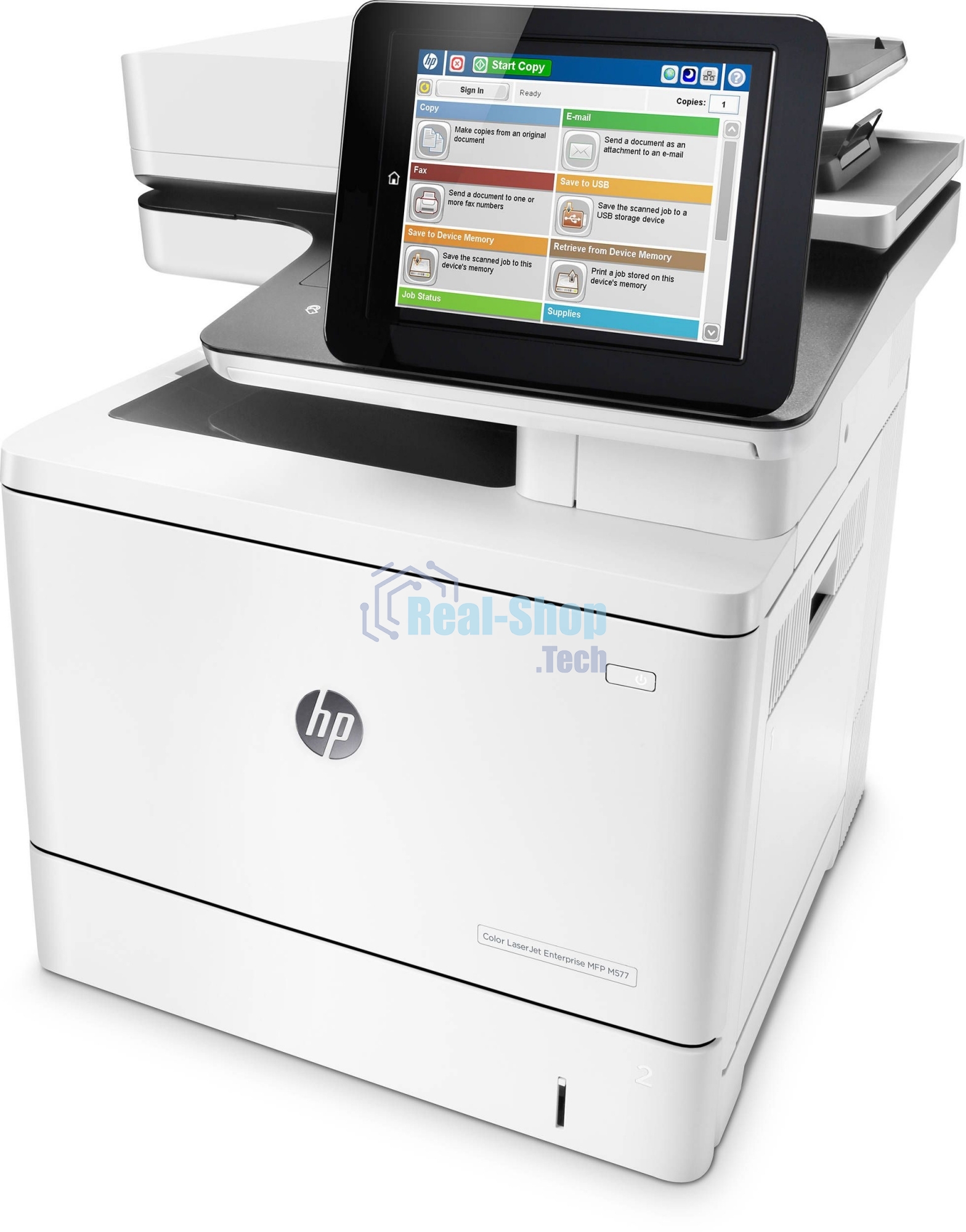 МФУ лазерное HP Color LaserJet Enterprise MFP M776dn (T3U55A), A3, цветной, печ. до 46 стр/мин., 1200 x 1200 dpi (печать) 600x600dpi (скан.), USB, RJ-45