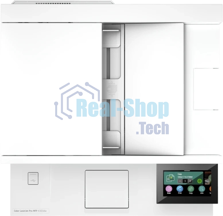 МФУ лазерное HP Color LaserJet Pro MFP 4303dw (5HH65A), A4, цветной, печ. 33 стр/мин., скан. до 44 изобр/мин. (ч/б) 35 изобр/мин. (цвет), 600x600 dpi (печать) 1200x1200 dpi (скан.), USB 2.0, Ethernet (RJ-45), Bluetooth