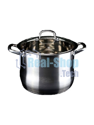 Кастрюля Lara LR02-44 15,2 л LR02-44 Кастрюля Lara (нерж) 28x23 см, 15.2 л, капсулир индукц дно, крышка из стали