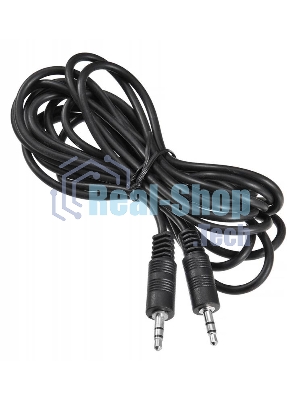 Кабель соединительный аудио Buro BAAC002-3 Jack 3.5 (m)/Jack 3.5 (m) 3м. черный BAAC002-3