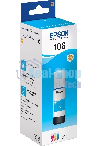 Чернила Epson 106C C13T00R240 голубой (70 мл) для Epson L7160/7180
