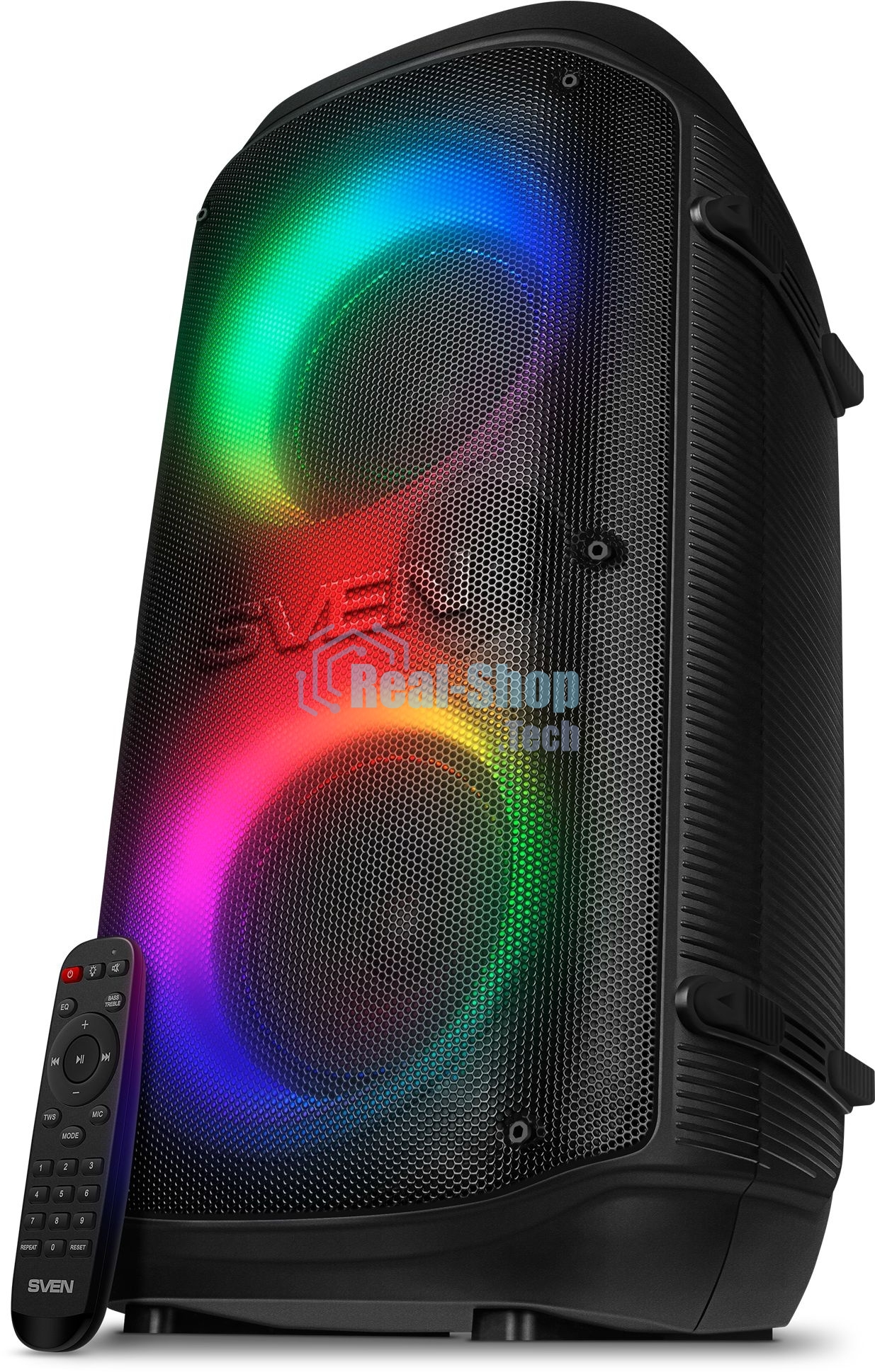 Колонка портативная Sven PS-800 черный 100W 2.0 BT 10м 4400mAh