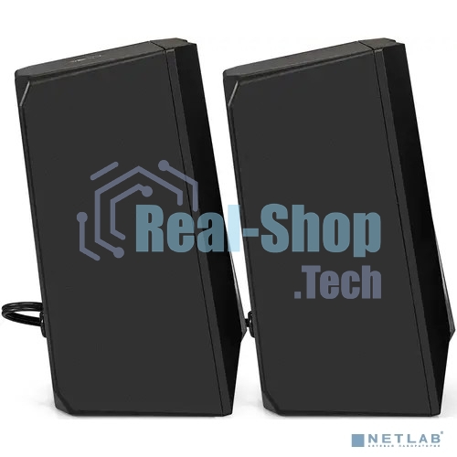 Акустическая система 2.0 ExeGate EX289688RUS Accord 240 (питание USB, 2х3Вт (6Вт RMS), 60-20000Гц, черный, RGb подсветка)