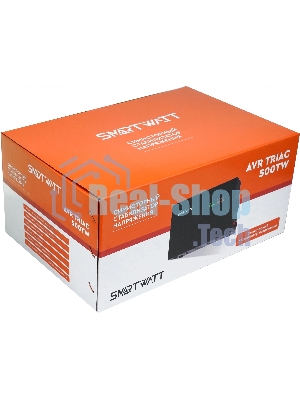 Стабилизатор напряжения Smartwatt AVR Triac 500TW 500ВА черный