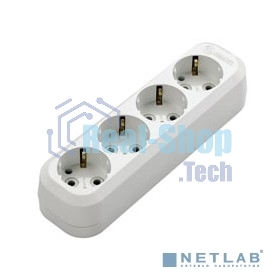 Колодка удлинителя 4 гнезда с заземлением MAKEL MGP151