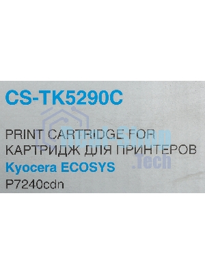 Картридж лазерный Cactus CS-TK5290C голубой (13000 стр.) для Kyocera ECOSYS P7240cdn