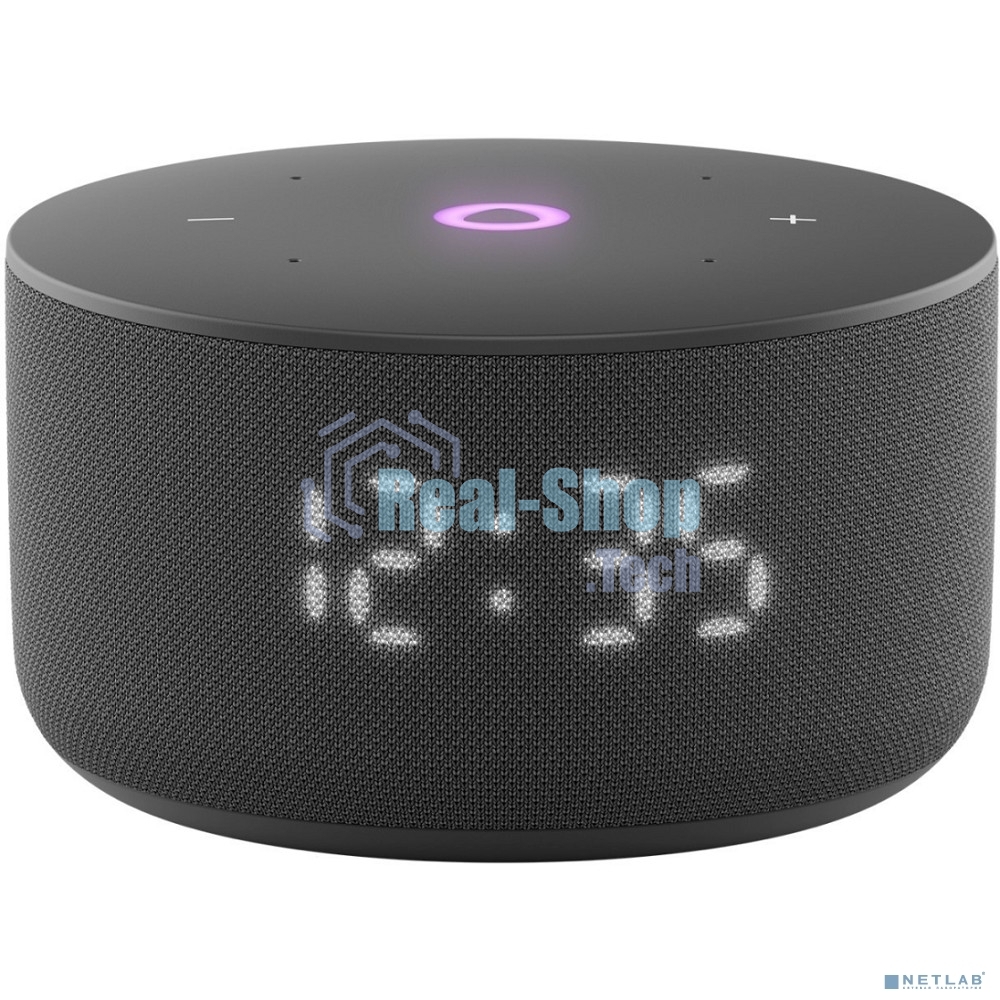 Умная колонка Yandex Станция Мини 3 Алиса черный 12W 1.0 BT/Wi-Fi