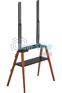 Подставка для телевизора Cactus CS-ST3645BKWN черный/орех 43