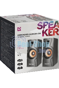 Акустическая система 2.0 Defender Aurora S8 черный, 8 Вт, питание от USB