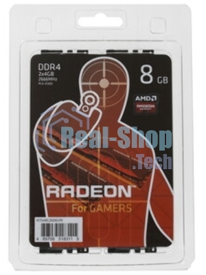 Оперативная память AMD Radeon R7, DDR4, 8GB (1x8GB), 2666MHz, CL16, SO-DIMM, OEM
