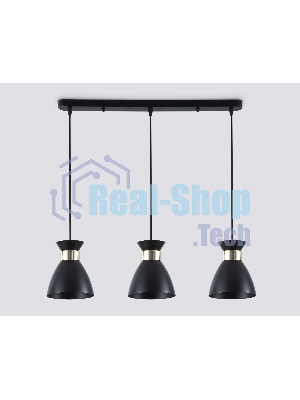 Светильник Ambrella light TR8469/3 BK/FGD черный/золото E27/3 max 60W 550*135*1000