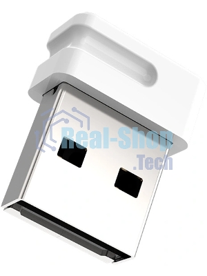 Флешка USB Netac U116 mini (NT03U116N-032G-32WH USB), 32Gb, USB 3.2, R/W 90/30, белый