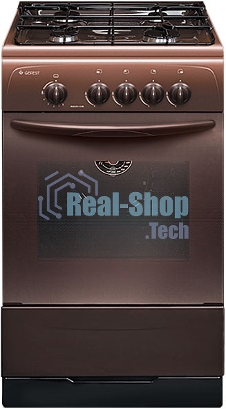 Плита газовая Gefest ПГ 3200-08 К43 коричневый, конфорок 4 шт, духовка 42 л, 50 см x 85 см x 53 см