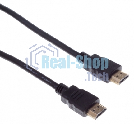 Кабель аудио-видео Buro HDMI (m)/HDMI (m) 1.8м. феррит.кольца позолоченные контакты черный BHP RET HDMI18