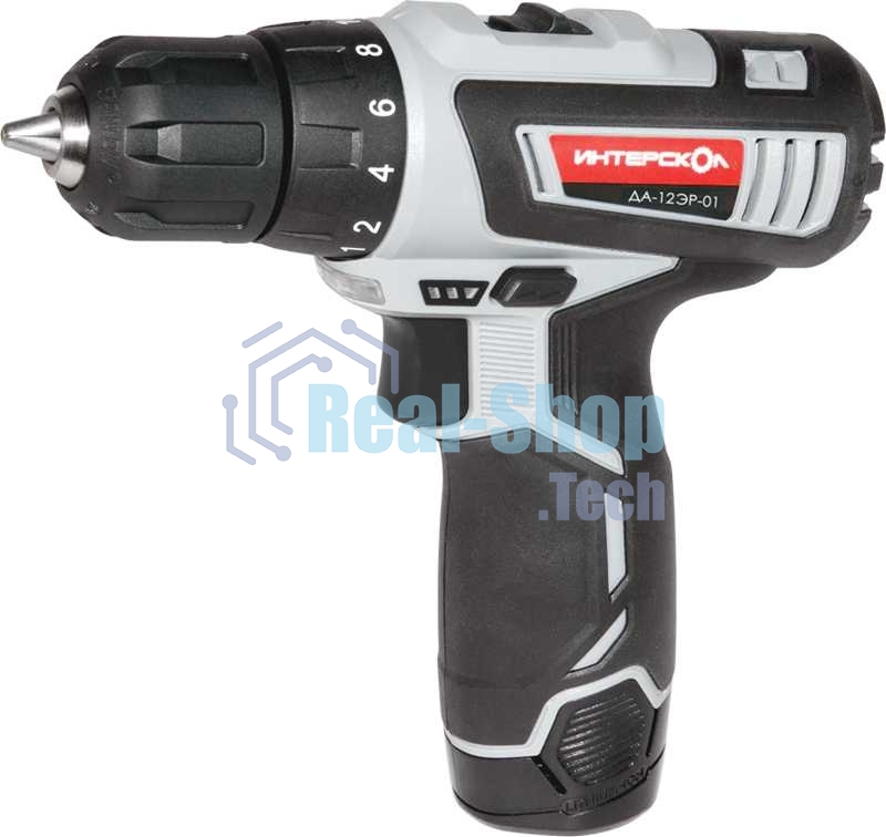 Дрель-шуруповерт аккумуляторная Интерскол ДА-12ЭР-01 Аккумуляторная, Кейс