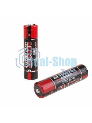 Аккумулятор Rexant 18650 с защитой Li-ion 2800 mAh 3.7 В 1 шт. блистер