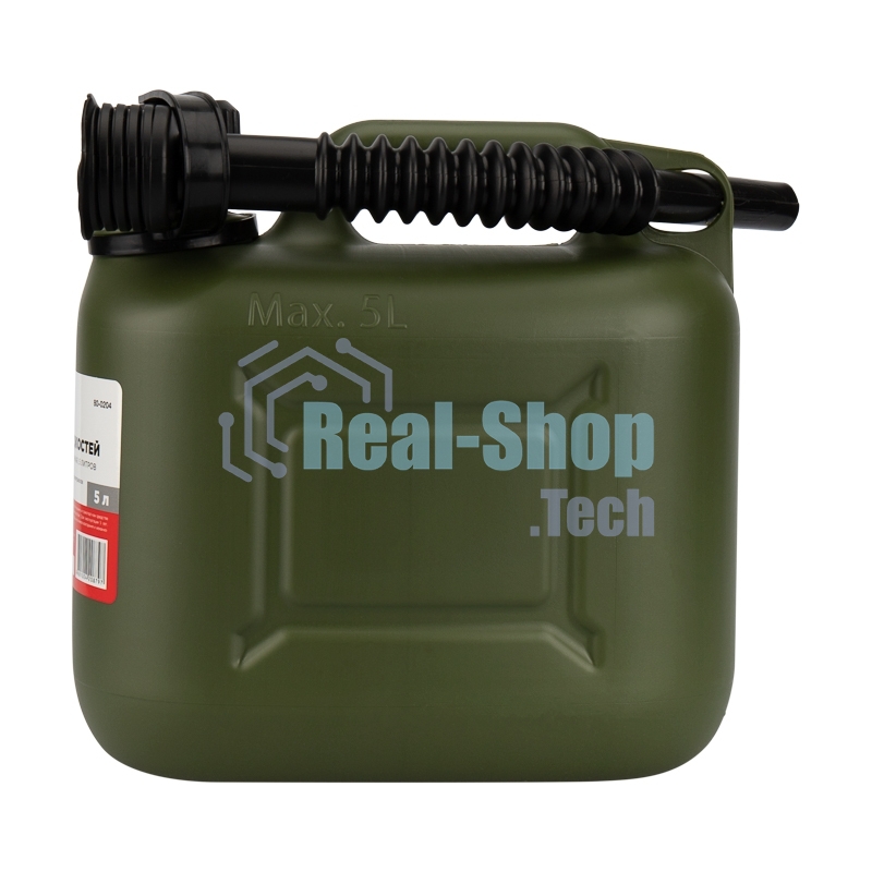 Канистра Rexant для ГСМ и технических жидкостей, вертикальная 5 л, пластиковая, усиленная