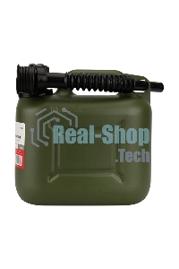 Канистра Rexant для ГСМ и технических жидкостей, вертикальная 5 л, пластиковая, усиленная