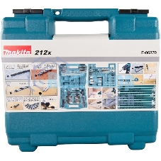 Набор принадлежностей Makita E-06270 212 предметов (жесткий кейс)