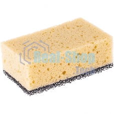 Губка крупнопористая комбинированная для удаления эпоксидной затирки Сибртех 160х95х60 мм