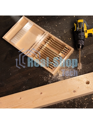 Набор сверл Matrix перовых по дереву, 6-8-10-12-13-14-16-18-19-20-22-24-25 мм 13 шт дерев