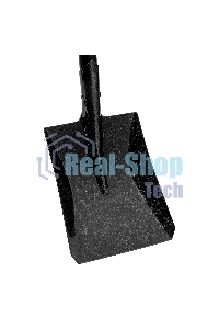 Лопата совковая углубленная, 230х285х1310 мм, деревянный черенок, с рукояткой, LUXE Palisad