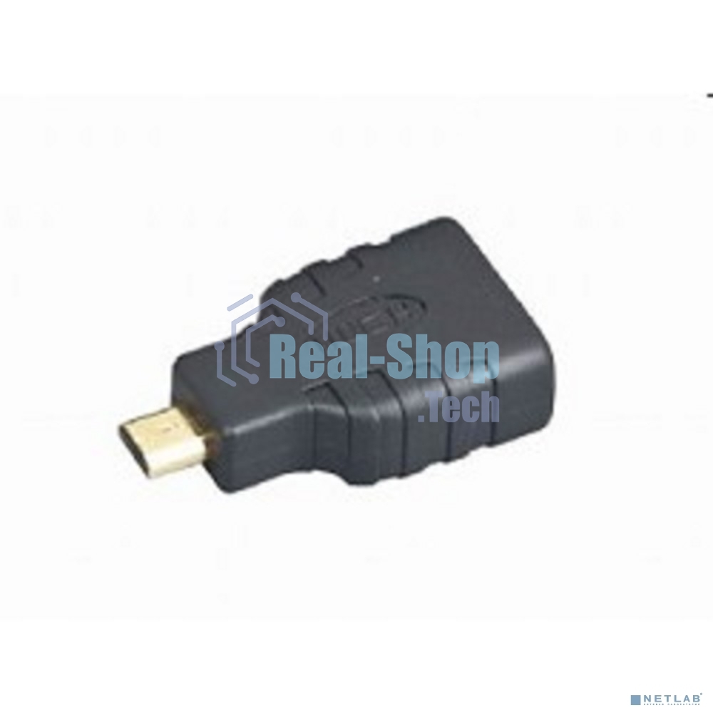 Переходник Gembird Переходник HDMI-microHDMI 19F/19M, золотые разъемы, пакет