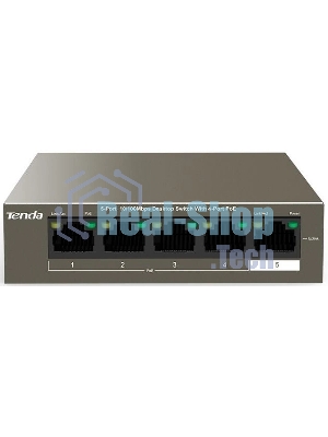 Коммутатор Tenda TEF1105P-4-63W 5PORT 10/100M
