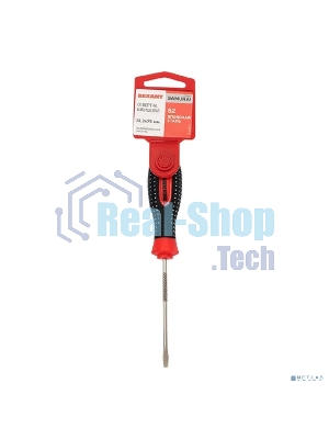 Отвертка шлицевая Rexant SL 3х75 мм, трехкомпонентная рукоятка сталь, S2