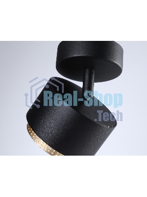 Светильник Ambrella light TN71282 BK/GD черный/золото GX53 max 12W D95*137