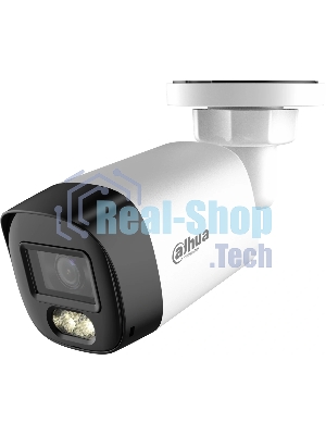 Камера видеонаблюдения Dahua DH-HAC-HFW1500RLP-IL-A-0280B, IP, 5 Мп, 2.8 мм, белая