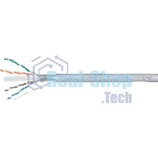 Кабель информационный Cabeus UTP-4P-CAT.6A-SOLID-PVC-GY кат.6A U/UTP 4 пары PVC внутренний 305м серый