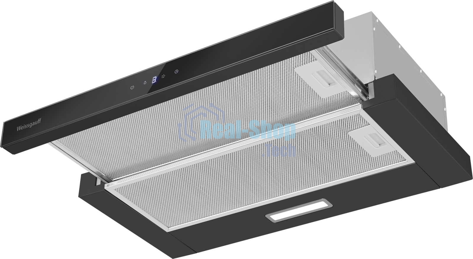 Вытяжка Weissgauff TEL 600 2M Touch Black Glass