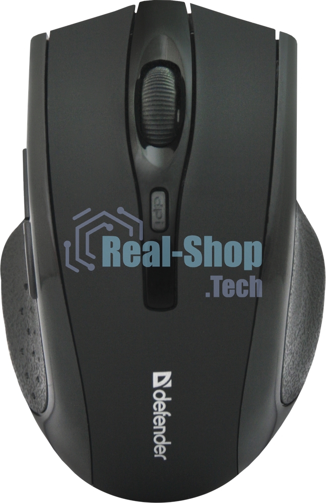 Мышь беспроводная Defender Accura MM-665 черный, 1600 dpi, радиоканал, USB, кнопки - 6