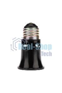 Патрон-розетка Rexant карболитовый Е27 черный с этикеткой