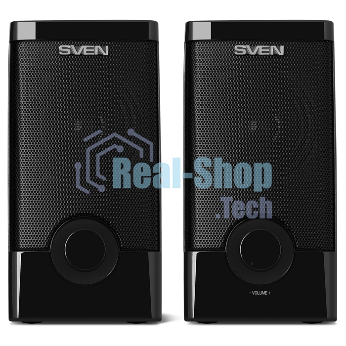 Колонки Sven 318 черный USB-порт ПК, ноутбука или адаптер 5V DC