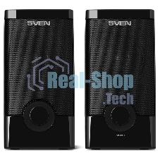 Колонки Sven 318 черный USB-порт ПК, ноутбука или адаптер 5V DC