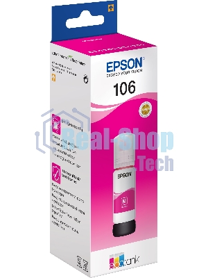 Картридж струйный Epson 106M C13T00R340 пурпурный (70мл) для Epson L7160/7180