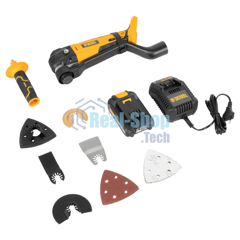 Многофункциональный инструмент аккумуляторный Denzel MTL-IB-18-02 Li-Ion 18 В 15 Ач 28401