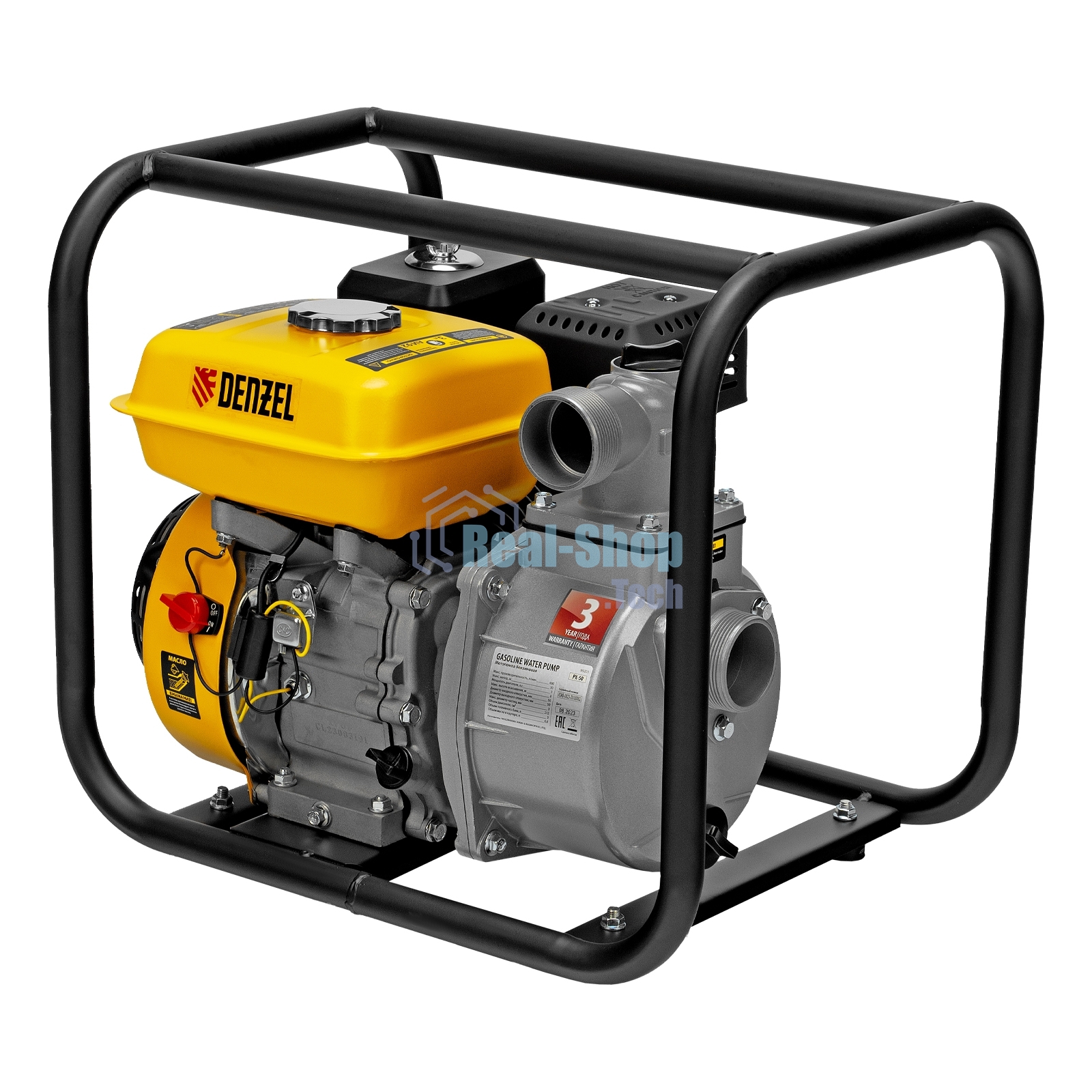 Мотопомпа бензиновая Denzel PX-50 для чистой воды, 7 л.с., 2