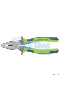 Плоскогубцы Сибртех комбинированные, 200 мм, фосфатирование, трехкомпонентные рукоятки
