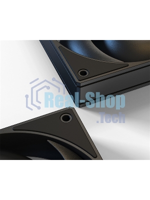 Вентилятор для корпуса ID-Cooling AS-120-K черный, 120 мм, 2000 об/мин, 27.2 дБ, 4 pin