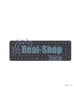 Клавиатура Rapoo E9310M беспроводная, Bluetooth, радиоканал, серый