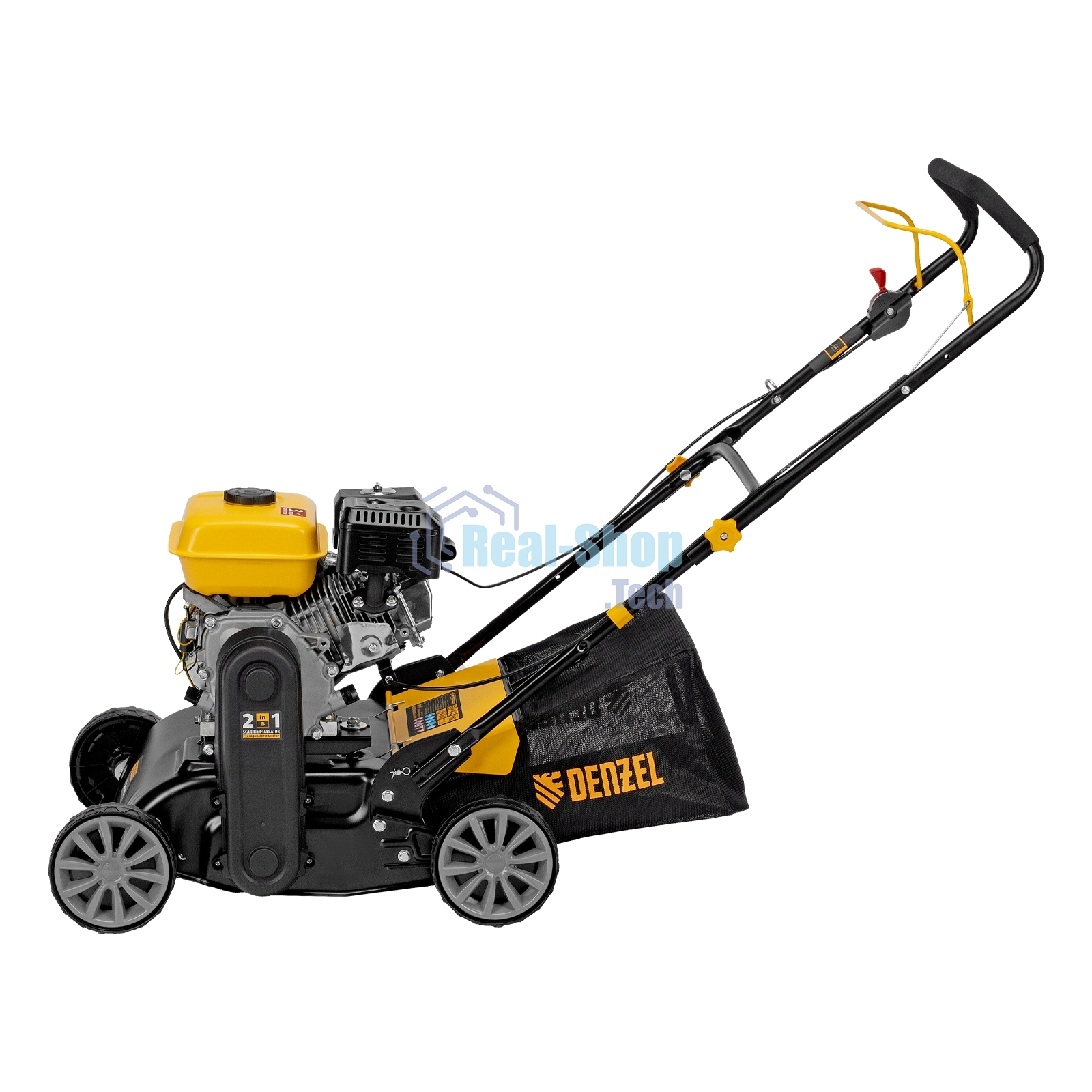 Скарификатор-аэратор бензиновый Denzel SAG-400, 212 см3, -15/+10 мм, 40 см